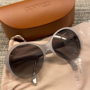 New (Never Worn) Silver Oliver People Sunglasses